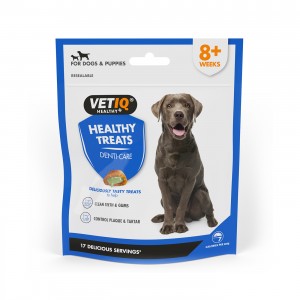 RECOSNACK Vetiq Przysmaki dla szczeniąt i psów Świeży oddech i zdrowe zęby Healthy Treats Denti - Care For Dogs 70g