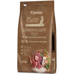 FITMIN Purity Rice Senior & Light Venison & Lamb 12kg PROMO Krótki termin