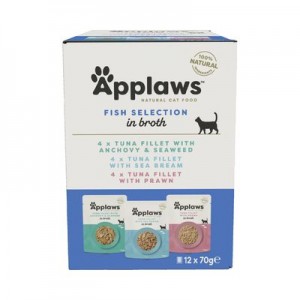 APPLAWS Cat Supreme Collection Mix smaków rybnych w bulionie 12x 70g (saszetka)