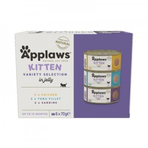 APPLAWS Cat Multipack Kitten Mixed Selection 6x 70g (puszka)