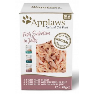 APPLAWS Cat Multipack Fish Selection in Jelly 12x 70g (saszetka)