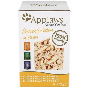 APPLAWS Cat Chicken Collection Mix smaków 12x 70g (saszetka)