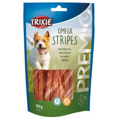 TRIXIE Premio Omega Stripes - paski z kurczaka 100 g