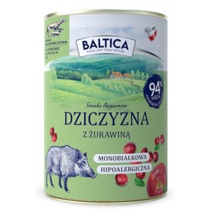 BALTICA SMAKI REGIONÓW Dziczyzna z żurawiną 400g