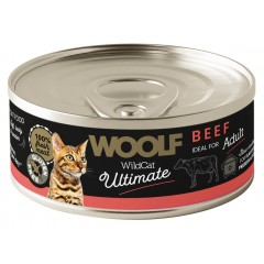 WOOLF Wild Cat Ultimate Can Beef Pate - wołowina 85g