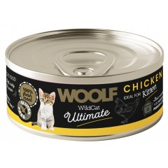 WOOLF Wild Cat Ultimate Can Kitten Chicken Pate - kurczak 85g