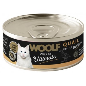 WOOLF Wild Cat Ultimate Can Quail Pate 85g