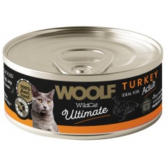 WOOLF Wild Cat Ultimate Can Turkey Pate - indyk 85g