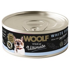 WOOLF Wild Cat Ultimate Can White Fish Pate - białoryby 85g