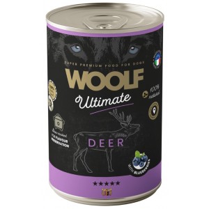 WOOLF Ultimate Dog Can Deer and Blueberries 400g