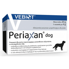 VEBIOT Periaxan DOG 5 saszetek typu stick PROMO Krótki termin