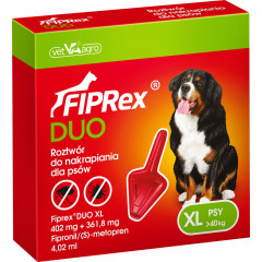 FIPREX DUO Krople XL (powyżej 40 kg) PROMO Krótki termin