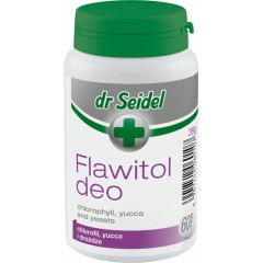 DR SEIDEL Flawitol Deo z chlorofilem i Yucca Schidigera - 60 tabletek PROMO Krótki termin