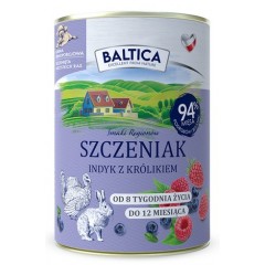 BALTICA SMAKI REGIONÓW Szczeniak Indyk-Królik 400g