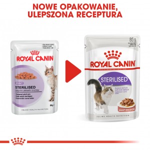 ROYAL CANIN Sterilised Gravy karma mokra w sosie dla kotów dorosłych, sterylizowanych