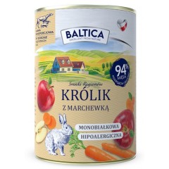 BALTICA SMAKI REGIONÓW Królik z marchewką 400g