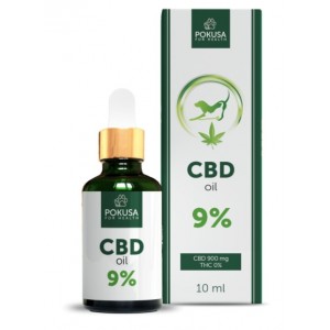 POKUSA CBD oil 9% 10ml - olej CBD z olejem z łososia dla psów