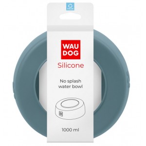 WAUDOG Silicone miska niewysypka, 1 l żółty