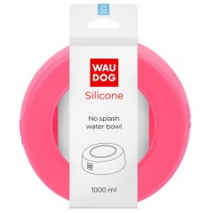 WAUDOG Silicone miska niewysypka, 1 l różowy