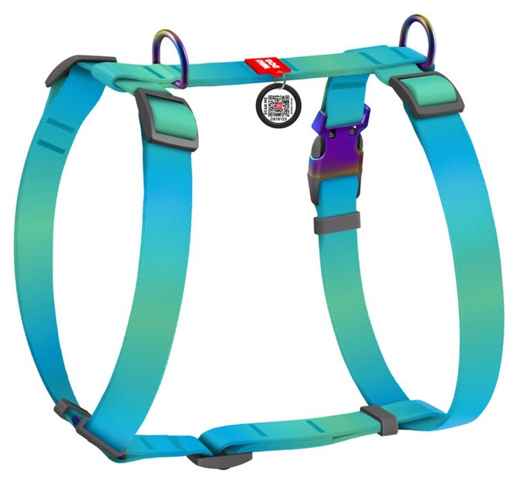 WAUDOG Nylon Recycled szelki anatomiczne z QR-paszportem