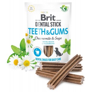 BRIT Dental Stick Teeth and Gums with Chamomile and Sage 251g / 7 szt.