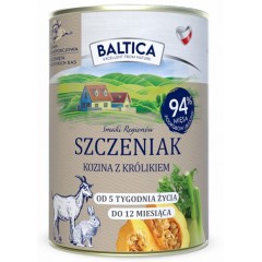 BALTICA SMAKI REGIONÓW Szczeniak Kozina z królikiem - puszka 400g