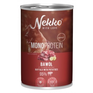 NEKKO Mono Adult Bawół i ziemniaki 400g