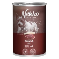 NEKKO Mono Adult Kaczka 400g (puszka)