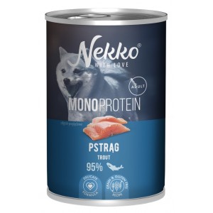 NEKKO Mono Adult Pstrąg 400g (puszka)