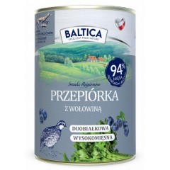 BALTICA SMAKI REGIONÓW Przepiórka z wołowina - puszka 400g