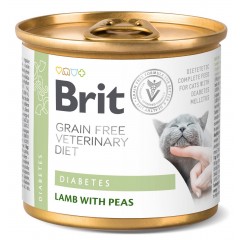 BRIT Grain Free Veterinary Diets Cat Can Diabetes 200g (puszka)