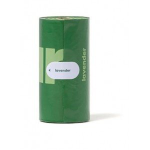 EARTH RATED Poop Bags lavender - woreczki lawendowe 1 rolka x 15 szt.