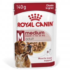 ROYAL CANIN Medium Adult karma mokra w sosie dla psów dorosłych ras średnich