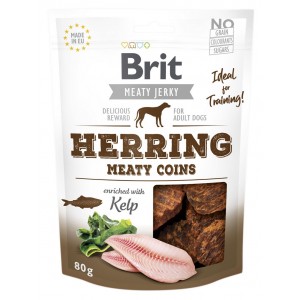 BRIT JERKY Herring Meaty Coins 80g