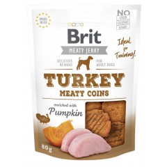 BRIT JERKY Turkey Meaty Coins