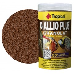 TROPICAL D-Allio Plus Granulat - pokarm dla ryb granulowany z czosnkiem 100ml/50g PROMO Krótki termin