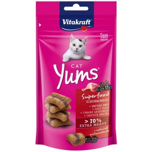 VITAKRAFT Cat Yums Czarny bez 40g