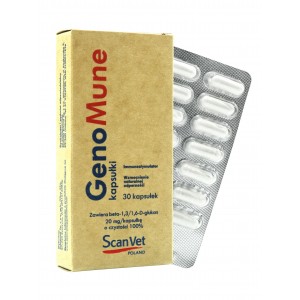 SCANVET Scanomune - odporność psa i kota 20mg 30 kaps. 