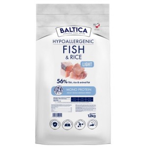 BALTICA NUTRACEUTIC Hypoallergenic Fish and Rice Light dla małych ras