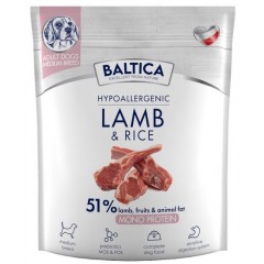 BALTICA NUTRACEUTIC Hypoallergenic Lamb and Rice dla psów ras średnich