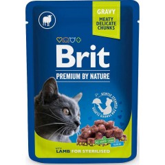 BRIT PREMIUM CAT Jagnięcina dla kotów wysterylizowanych 100g