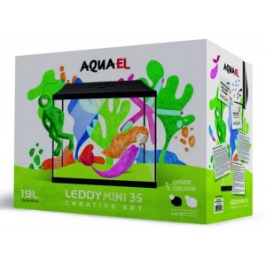 AQUAEL Zestaw akwariowy Leddy Mini 35 - biały