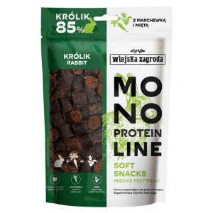 WIEJSKA ZAGRODA PIES Przysmak Monoproteinowy Soft Snacks Królik 115g