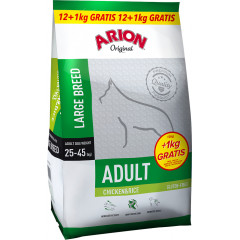 ARION Original Adult Large Chicken and Rice 12kg 1kg GRATIS PROMO Uszkodzenie ubytek