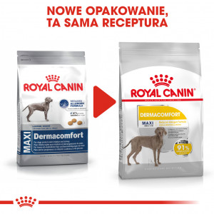 ROYAL CANIN Maxi Dermacomfort karma sucha dla psów dorosłych, ras dużych, o wrażliwej skórze, skłonnej do podrażnień