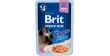 BRIT PREMIUM CAT Sterilized Salmon Gravy Fillets Adult - łosoś w sosie dla kotów sterylizowanych 85g (saszetka)