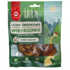 MACED 100% Natura Ucho Wieprzowe Środkowe 100g