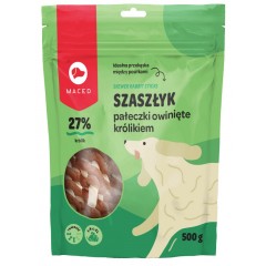 MACED Szaszłyk pałeczki owinięte królikiem 500g