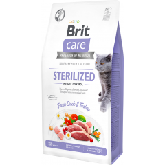 BRIT CARE CAT Grain-Free Sterilized Weight Control 7kg PROMO Uszkodzenie