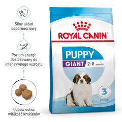 ROYAL CANIN SHN Giant Puppy 15kg PROMO Uszkodzenie